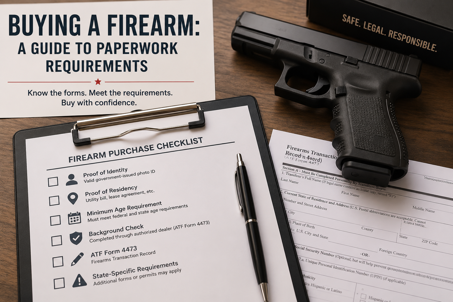 Keeping Things Legal When Purchasing a Firearm