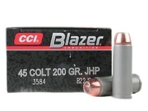 CCI Blazer 45 long colt 200gr. JHP 50 round box