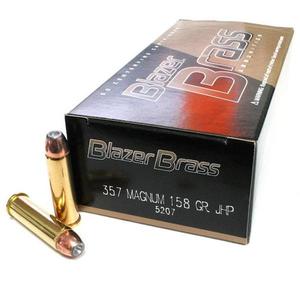 CCI Blazer Brass 357 Magnum 158gr. JHP 50 round box