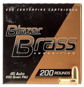 CCI Blazer Brass 45ACP 230gr. FMJ 200 round box