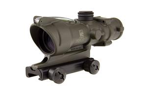 Trijicon ACOG 4x32 Scope with Green Horseshoe Dot Reticle and M4 BDC OD Geen Cerakote TA31-D-100366