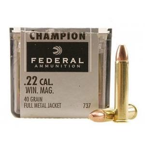 Federal Champion 22 WMR FMJ 40Gr 50Rds