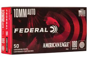 FEDERAL AMERICAN EAGLE 10MM 180GR. FMJ 50 ROUND BOX