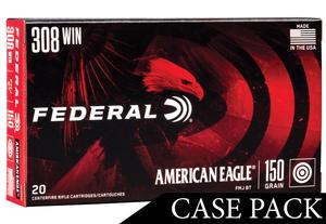Federal American Eagle 308 Win. 150GR FMJ BT 500Rds