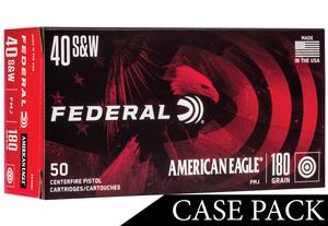 AMERICAN EAGLE 40S&W 180GR. FMJ 1000RD CASE