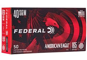 AMERICAN EAGLE 40S&W 165GR. FMJ 50RD BOX