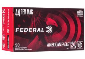 FEDERAL AMERICAN EAGLE 44 MAGNUM 240GR. JHP 50 ROUND BOX