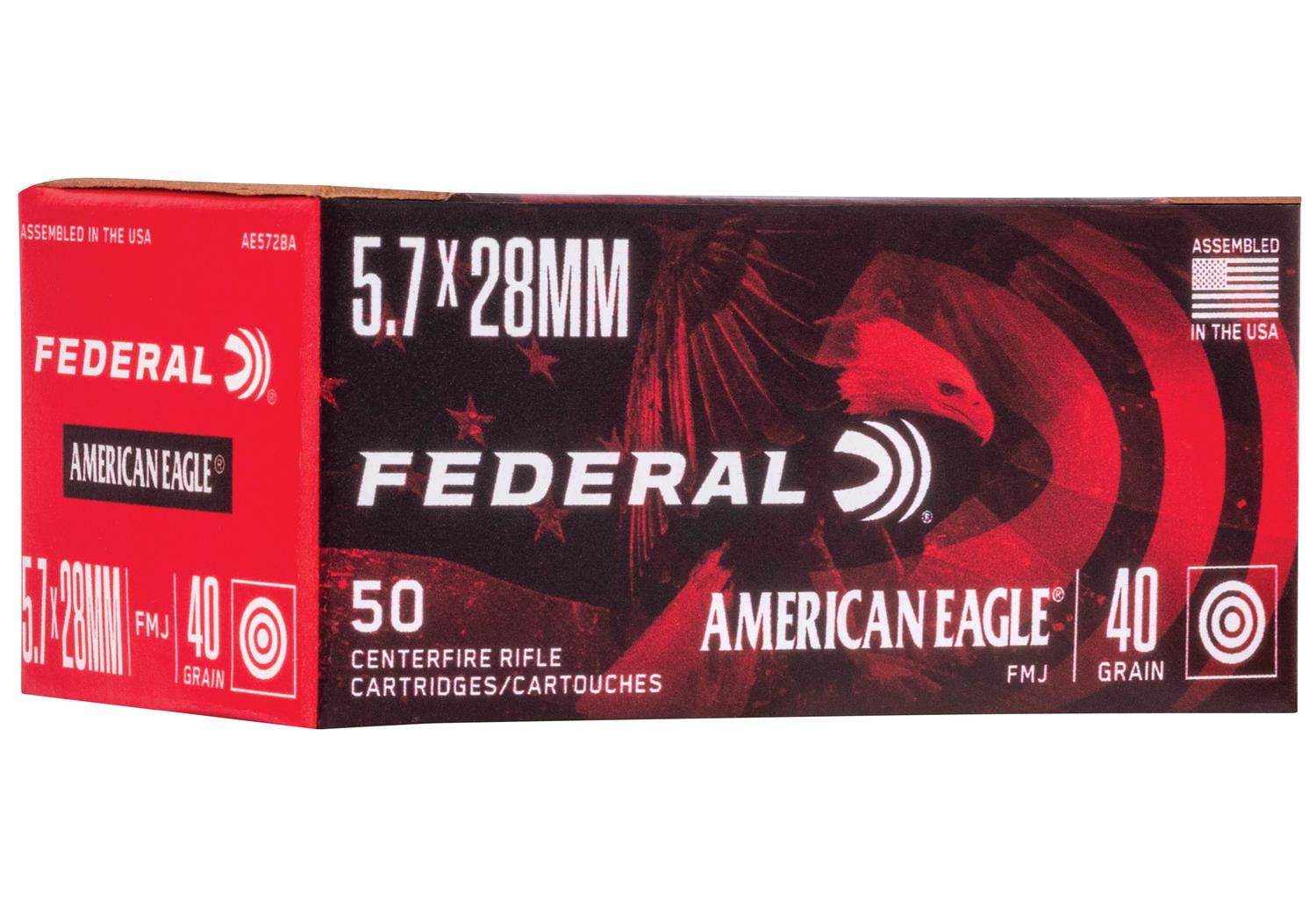  American Eagle 5.7x28 40gr.Fmj 50rd Box