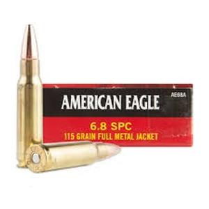 Federal American Eagle 6.8 SPC 115GR TMJ 20Rds