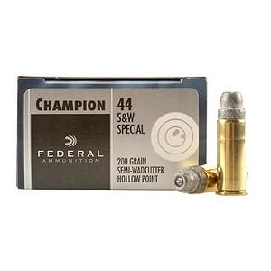 FEDERAL CHAMPION TARGET 44 SPECIAL 200GR. SWC HP 20 ROUND BOX