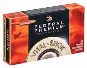 Federal Premium Vital-Shok 30-06 Sprg. 180GR Trophy Copper 20Rds