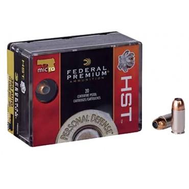  Federal Hst Premium Personal Defense Ammunition 380acp 99gr.Jhp 20 Round Box