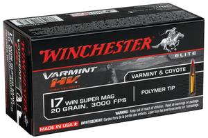 Winchester Varmint HV 17 WSM 20GR 50 Rds