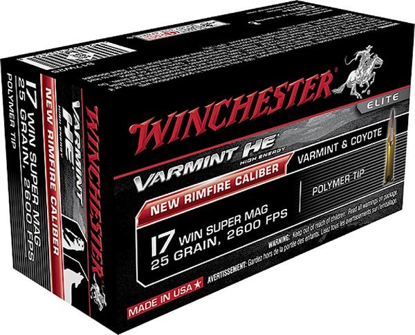  Winchester Varmint He 17 Wsm 25gr 50 Rds