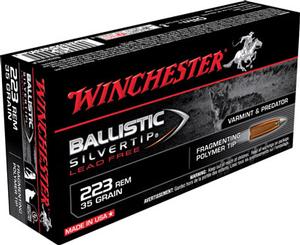 Winchester Ballistic Silvertip 223 Rem 35GR 20 Rds