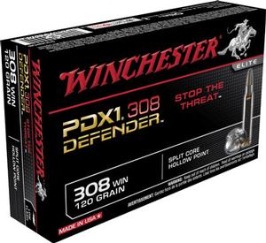 Winchester PDX1 Defender 308 Win (7.62 NATO) 120GR HP 20 Rds