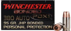 Winchester PDX1 Defender 380 ACP 95GR JHP 20 Rds