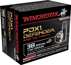 Winchester PDX1 Defender 38 Special+P 130GR JHP 20 Rds