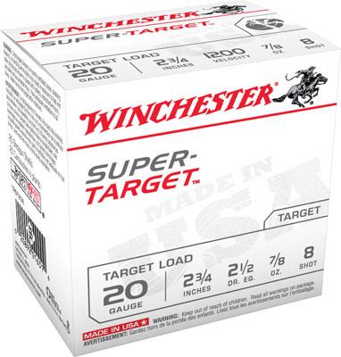  Winchester Super Target 20ga 2- 3/4 