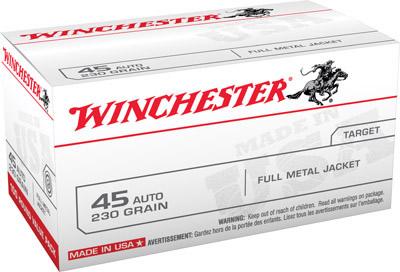  Winchester Usa 45 Acp 230gr Fmj 100 Rds