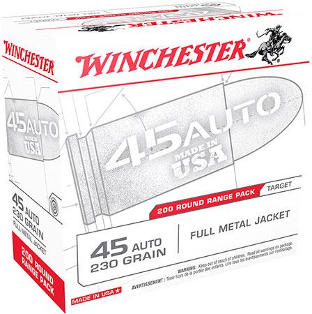  Winchester Usa 45 Acp 230gr Fmj 200 Rds