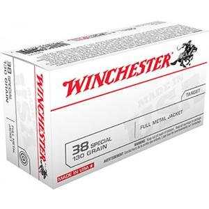 Winchester Usa 38spl 130gr Fmj 50rds