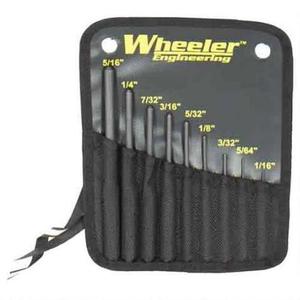 Wheeler Roll Pin Punch Set with Storage Pouch 