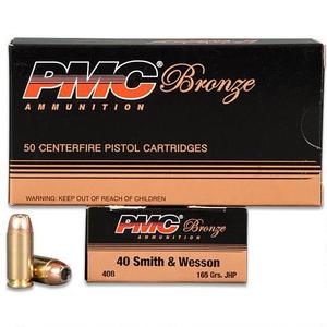 PMC Bronze 40 S&W 165Gr JHP 50 Rds