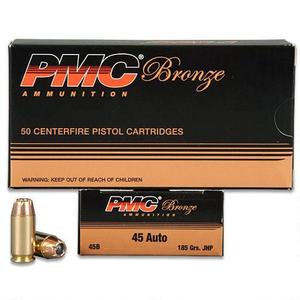 PMC Bronze 45 ACP 185Gr JHP 50 Rds