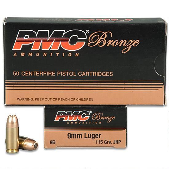  Pmc 9mm 115gr Jhp 50 Rds