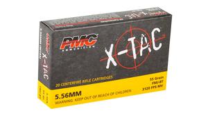 X-TAC 5.56X45 55GR FMJBT 20RD BOX