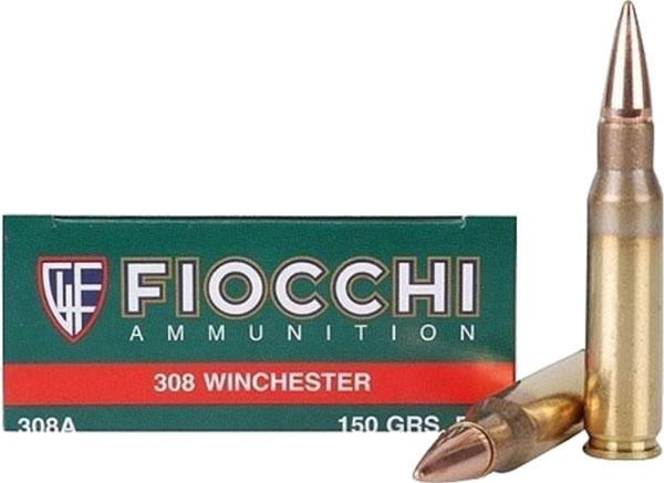  Fiocchi 308 Win 150gr Fmj Bt 20 Rds