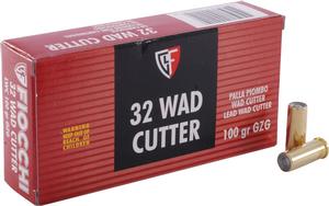 Fiocchi 32 S&W Long 100GR Wadcutter 50 Rds