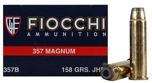 Fiocchi 357 Mag 158GR FMJ 50 Rds