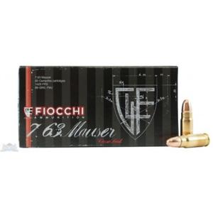 Fiocchi 7.63mm Mauser 88GR FMJ 50 Rds