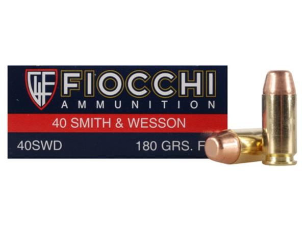  Fiocchi 40 S & W 180gr Fmj Fn 50 Rds