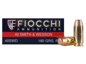 Fiocchi 40 S&W 180GR FMJ FN 50 Rds