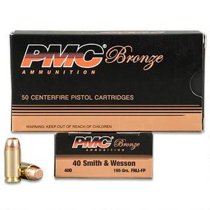 PMC Bronze 40 S&W 165GR FMJ 1000 Rd case