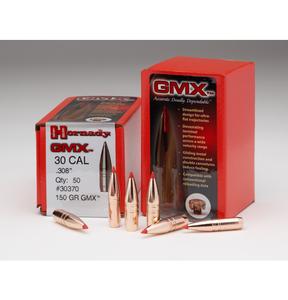 Hornady 30 Cal .308 150 gr GMX Bullets 50ct
