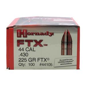 Hornady 44 Cal .430 225 gr FTX (44 Mag) Bullets 100ct