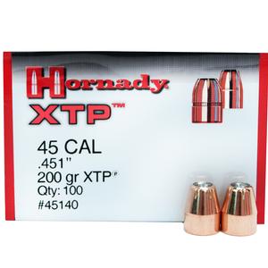 Hornady 45 Cal .451 200 gr HP XTP Bullets 100ct