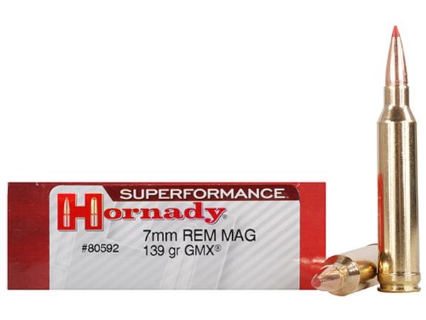 Hornady Superformance 7mm Rem Mag 139 gr GMX 20Rds