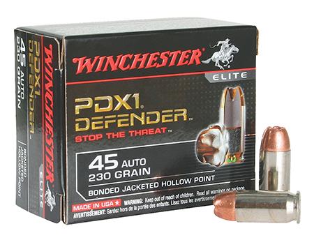  Winchester Pdx1 Defender 45 Acp 230gr Jhp 20 Rds
