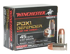 Winchester PDX1 Defender 45 ACP 230GR JHP 20 Rds
