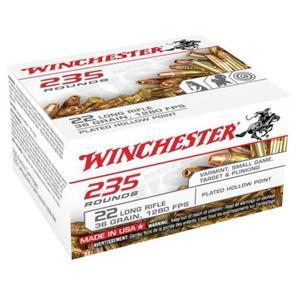 Winchester USA 22LR 36GR HP 235 Rds