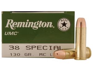  Remington 38 Special 130 Grain FMJ 50 RDS