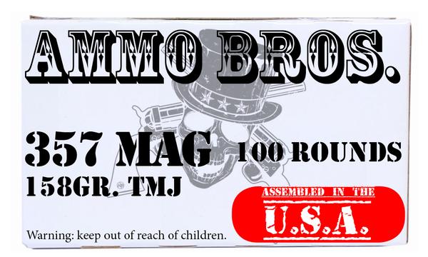  Ammo Bros Reloads 357 Mag 158gr 100rds