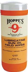 Hoppe's No. 9 Large Lubricating Gun Oil Field Wipes 