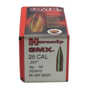Hornady 25 Cal .257 90 gr GMX Bullets 50ct