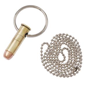 38SPC bullet keychain/ necklace - brass
